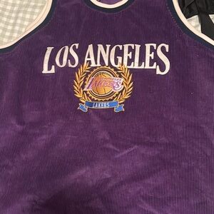 Mitchell & Ness Purple Lakers Tank Top